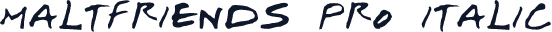 MaltFriends Pro Italic