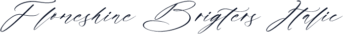 Flomeshine Brigters Italic