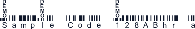 Sample Code 128ABhr a