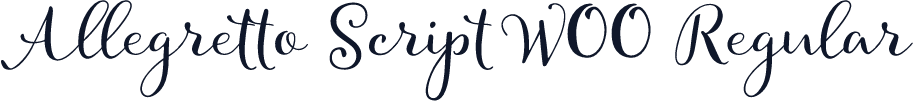 Allegretto Script W00 Regular