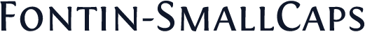 Fontin-SmallCaps