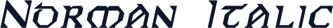 Norman  Italic