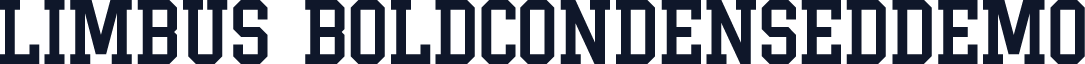 Limbus-BoldCondensedDemo