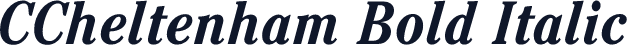 CCheltenham Bold Italic