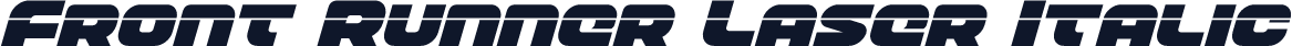 Front Runner Laser Italic