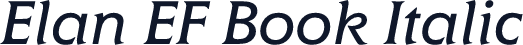 Elan EF Book Italic