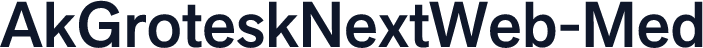 AkGroteskNextWeb-Med