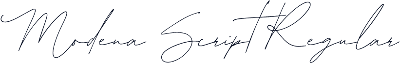 Modena Script Regular