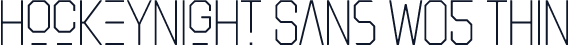 Hockeynight Sans W05 Thin