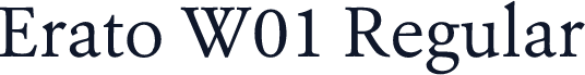 Erato W01 Regular