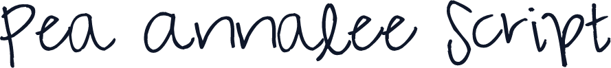 Pea Annalee Script