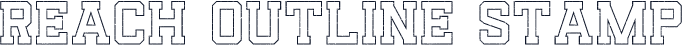 Reach Outline Stamp