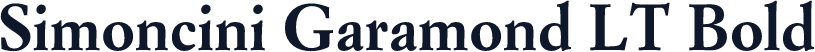 Simoncini Garamond LT Bold