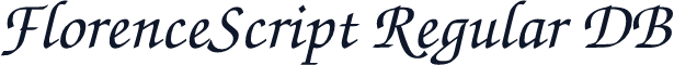 FlorenceScript Regular DB