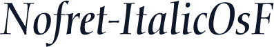 Nofret-ItalicOsF