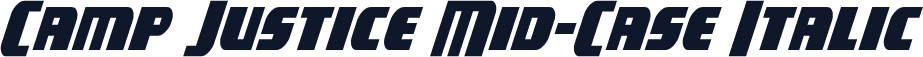 Camp Justice Mid-Case Italic