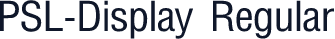 PSL-Display Regular
