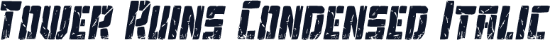 Tower Ruins Condensed Italic