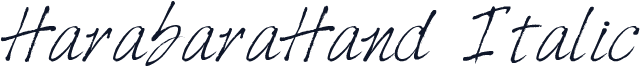 HarabaraHand Italic