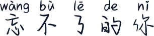忘不了的你