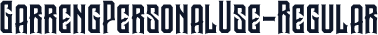 GarrengPersonalUse-Regular