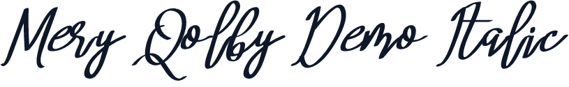 Mery Qolby Demo Italic