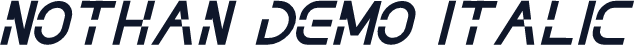NOTHAN DEMO Italic