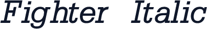 Fighter Italic