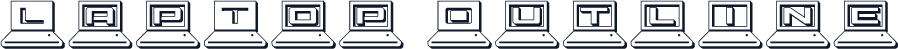 LapTop Outline