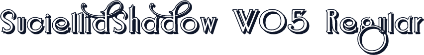 SuciellidShadow W05 Regular