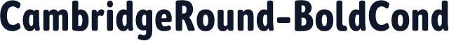 CambridgeRound-BoldCond