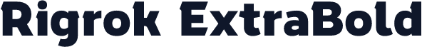Rigrok ExtraBold