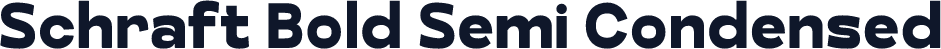 Schraft Bold Semi Condensed
