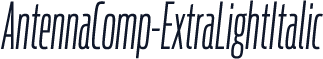 AntennaComp-ExtraLightItalic