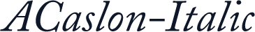 ACaslon-Italic