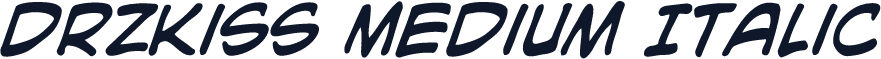 drzkiss Medium Italic