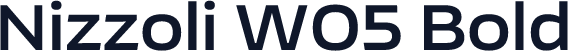 Nizzoli W05 Bold