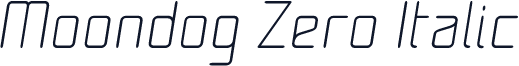 Moondog Zero Italic