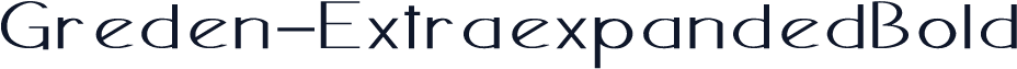 Greden-ExtraexpandedBold