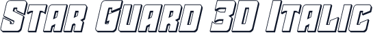 Star Guard 3D Italic