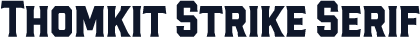 Thomkit Strike Serif