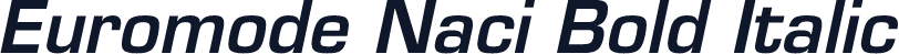 Euromode Naci Bold Italic