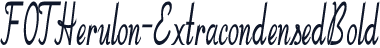 FOTHerulon-ExtracondensedBold