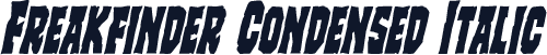 Freakfinder Condensed Italic