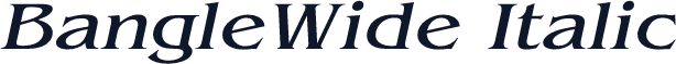 BangleWide Italic