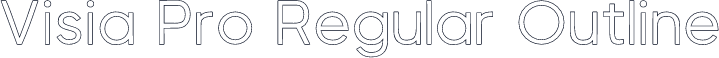 Visia Pro Regular Outline