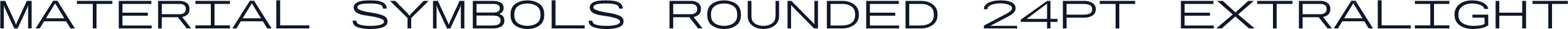 Material Symbols Rounded 24pt ExtraLight