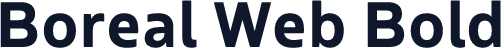Boreal Web Bold