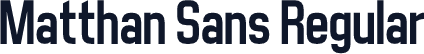 Matthan Sans Regular