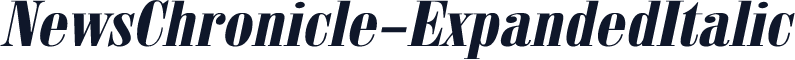 NewsChronicle-ExpandedItalic